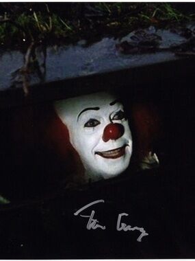 Tim Curry Pennywise IT Signed Photo Reprint 8.5x11 Horror Collectible